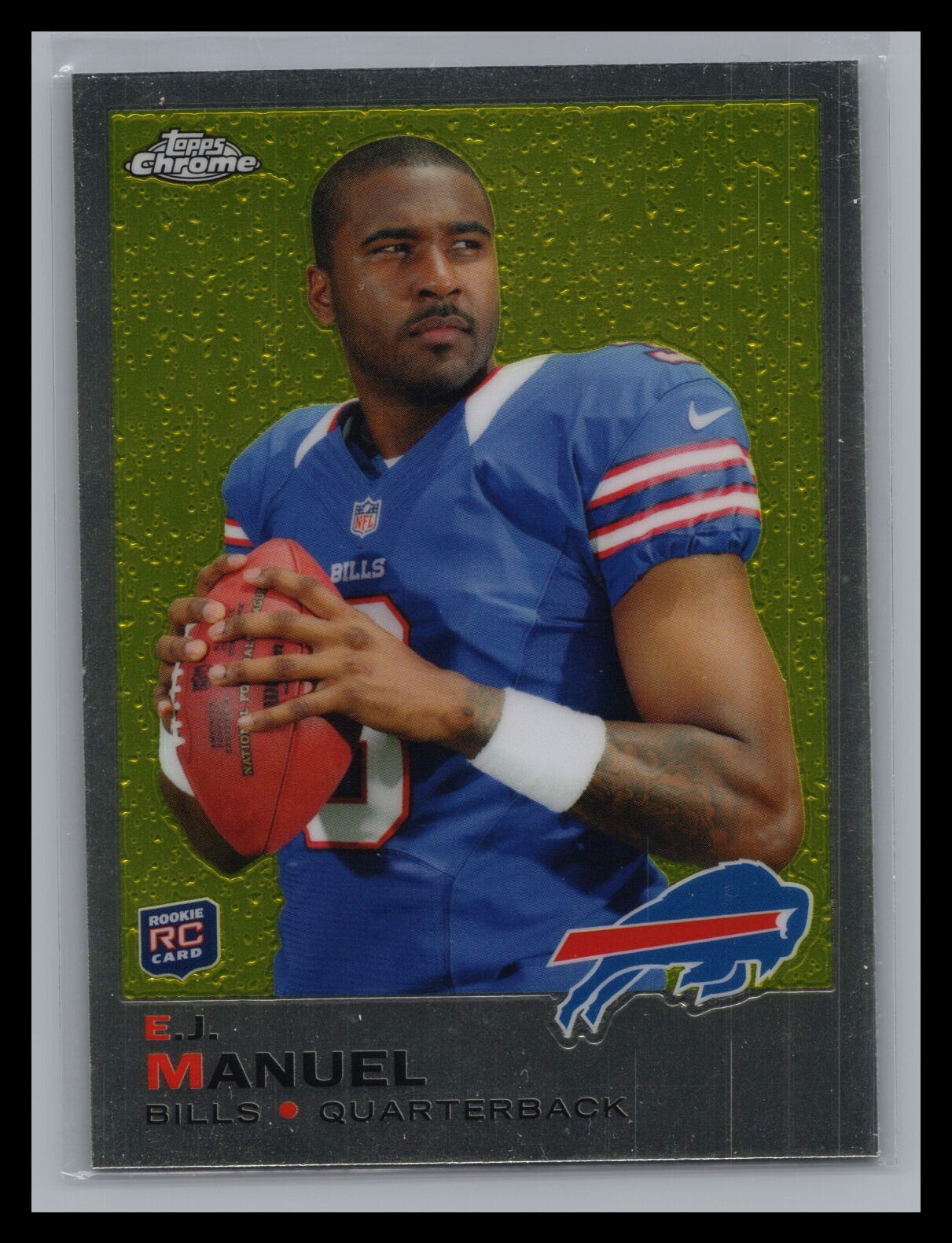 2013 Topps Chrome #3 EJ Manuel 1969 Topps Base Rookie Card RC Buffalo Bills