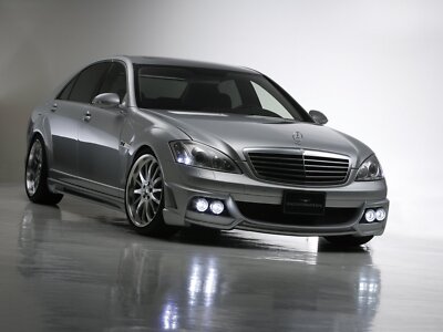 Cars wald international mercedes benz s 550 w221 Desk Mat Stitched