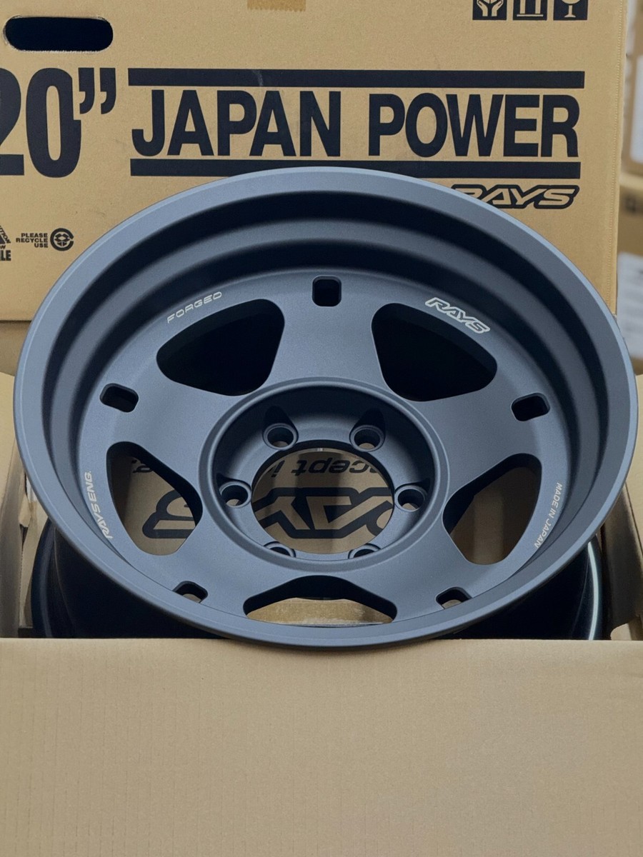 set of 4) Rays Offroad 05X 17x9 -20 6x139.7 Blast Black Wheels | eBay