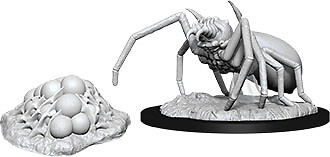 (BIN 8) WZK 90077 Dungeons & Dragons Unpainted Minis W12 Giant Spider Egg Clutch