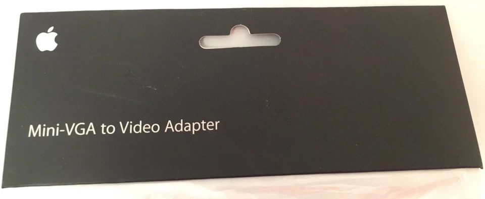 Apple Mini-VGA to Video Adapter / S-Video Display Adapter M9109G/A, Brand New - Image 4 of 4