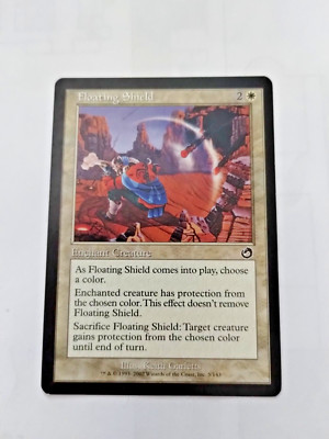 MTG Floating Shield Torment Regular Common - Some Edge Wear - See Pics