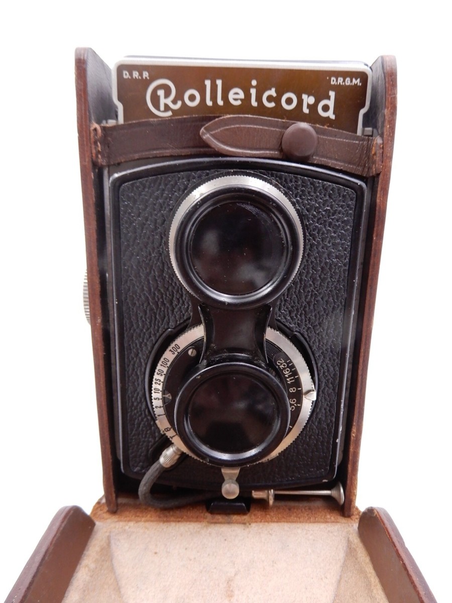 VINTAGE 1936 ROLLEICORD II COMPUR ZEISS TRIOTAR 7.5CM F3.5 LENS