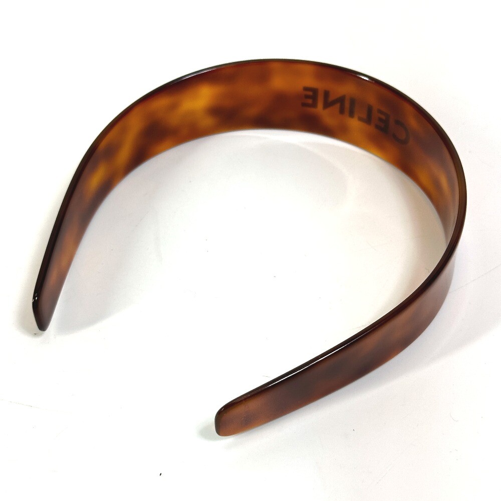 【CELINE】Brown tortoiseshell logo headband【ランク:A】 s-l1200.jpg