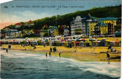 CPA TROUVILLE-sur-MER La Plage a Maree Haute (1257615)
