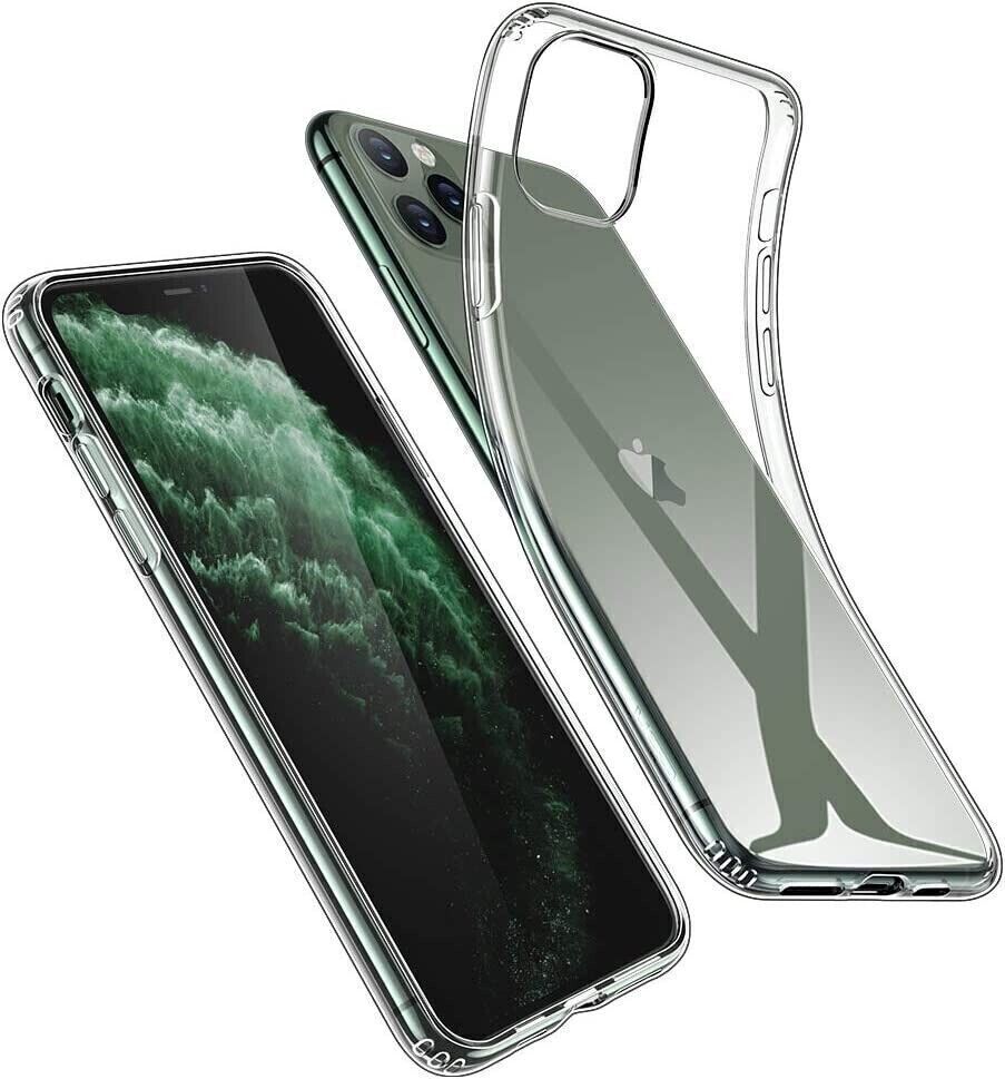 iPhone 11 Phone Case Cover Flexible Gel with Film Screen Protector Clear Caseit
