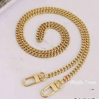 120 CM Flat bags Chain For Handbag Or Shoulder Strap Bag Purse Light Golden C#