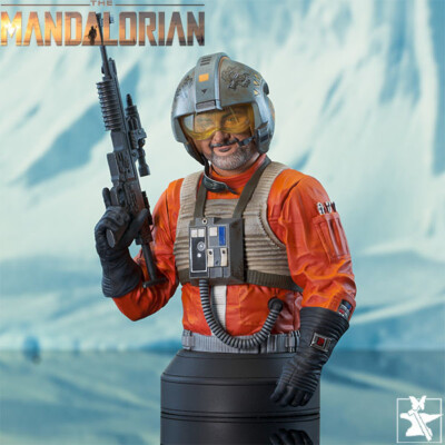 Gentle Giant Star Wars The Mandalorian Trapper Wolf Exclusive Bust New In Stock