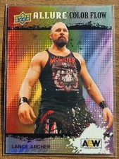 2022 AEW Lance Archer FULL RAINBOW ACHIEVEMENT ALLURE Color Flow Card #86142