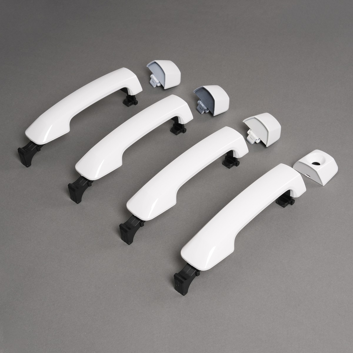 4PCS White Door Handles Replacement For Toyota Tundra Sequoia 2011