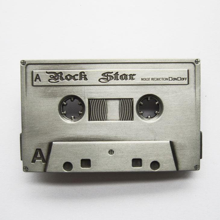 Cassette Tape Rock Star Old School Music Metal Fashion Belt  display picture 2
