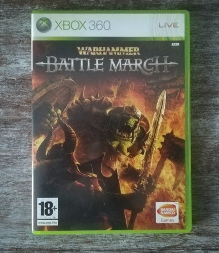 Warhammer Battle March Sur Xbox 360 – Jeu Complet En Français (Bon état)