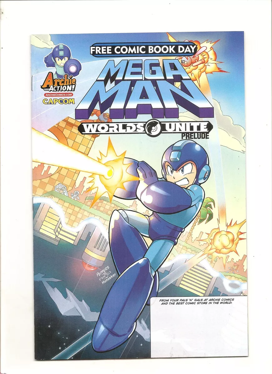 Sonic The Hedgehog Mega Man Worlds Unite - Prelude FCBD (2015) Archie