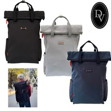 Image of UK Based Eco Spirit Large Clifton Lightweight Recycled Roll Top Rucksack Bag