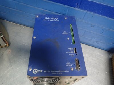 MOTION CONTROL SYSTEMS / MCS 1206390-AH USED SA-1000 SERVO AMPLIFIER 1206390AH