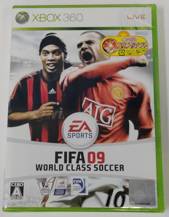 (未使用･未開封品)　FIFA 09 ワールドクラスサッカー - Xbox360 ar3p5n1 FIFA 09 World Class Soccer XBOX 360 Japan Import Japanese