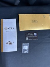 Loose Moissanite Round Cut Real Gem Stone W/GRA Certificate 5 Carat VVS1 D 11mm