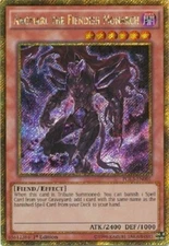 Yugioh - Angmarl the Fiendish Monarch - 1st Gold Secret Rare NM - Free Holo Card