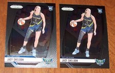 Two 2024 Panini WNBA Prizm Basketball Jacy Sheldon Rookie  Cards