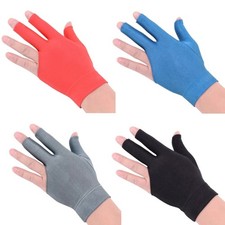 Multi Colors Billiard Gloves Three Finger Cue Pool Gloves Sport Gloves