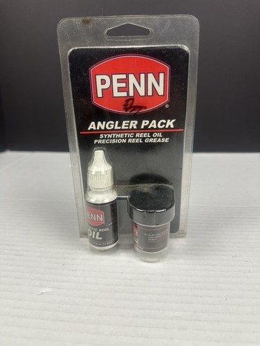 Penn Angler's Pack Combo 1/2oz Bottle Oil Grease Tube