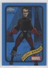 2025 Topps Chrome Marvel Comics Blue Refractor 240/299 Bucky Barnes #124 19kz