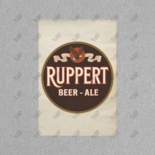 Vintage Ruppert Beer Metal Sign Collectible Brewery Advertising Eagle #212670