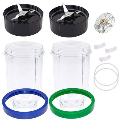 12 PCS Cross 16OZ Cup Blender Part for 250W MB1001 Series Easy to Replace