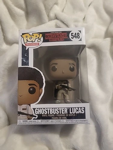 Funko POP! Television Stranger Things Ghostbuster Lucas #548 Damaged