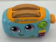 Leap Frog Yum -2-3 Toaster W/ 2 Slices Toast Tested  Works Great Replacement