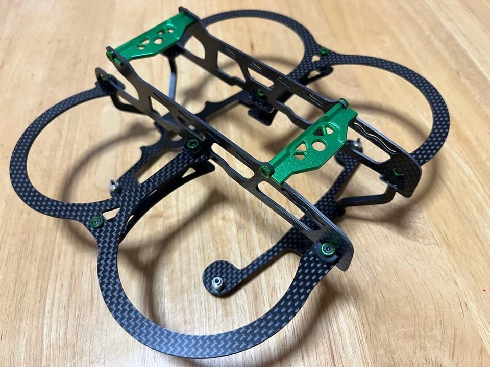 Protector de marco ligero de parachoques de fibra de carbono DJI Avata 2 protector de choque duradero Foto 4 de 4