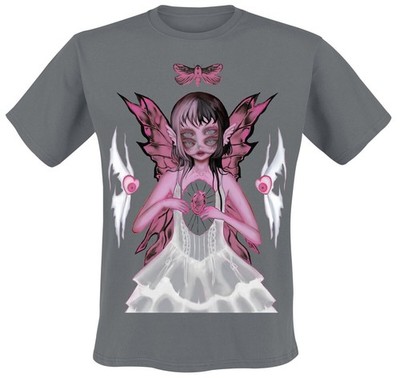 Martinez, Melanie T-Shirt Herren Portals Heart charcoal
