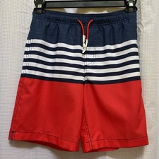 Boys SOUTHERN TIDE Swim Trunks NWT Red White Blue Size Large