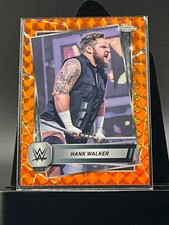 2025 Topps WWE Chrome Orange Geometric Hank Walker 15/25 Card