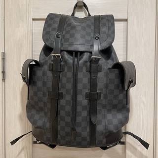 Zaino Louis Vuitton Christopher MM N41379 Damier Grafite 100% Autentico