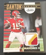 2023 Panini Absolute Patrick Mahomes Canton Absolutes 3 Color Patch 14/99 Chiefs