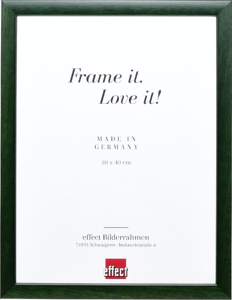 Effect Holz-Bilderrahmen Profil 43 TannengrüN 50X100 Cm Museumsglas-image