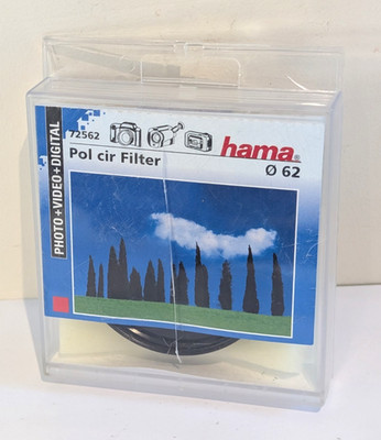Hama 62mm Circular Polarisationsfilter Pol Cir Kamera Objektiv PL Circular M62 72562