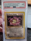 PSA 9 MINT Team Rocket's Meowth Wizards Black Star Promos 2000 #18