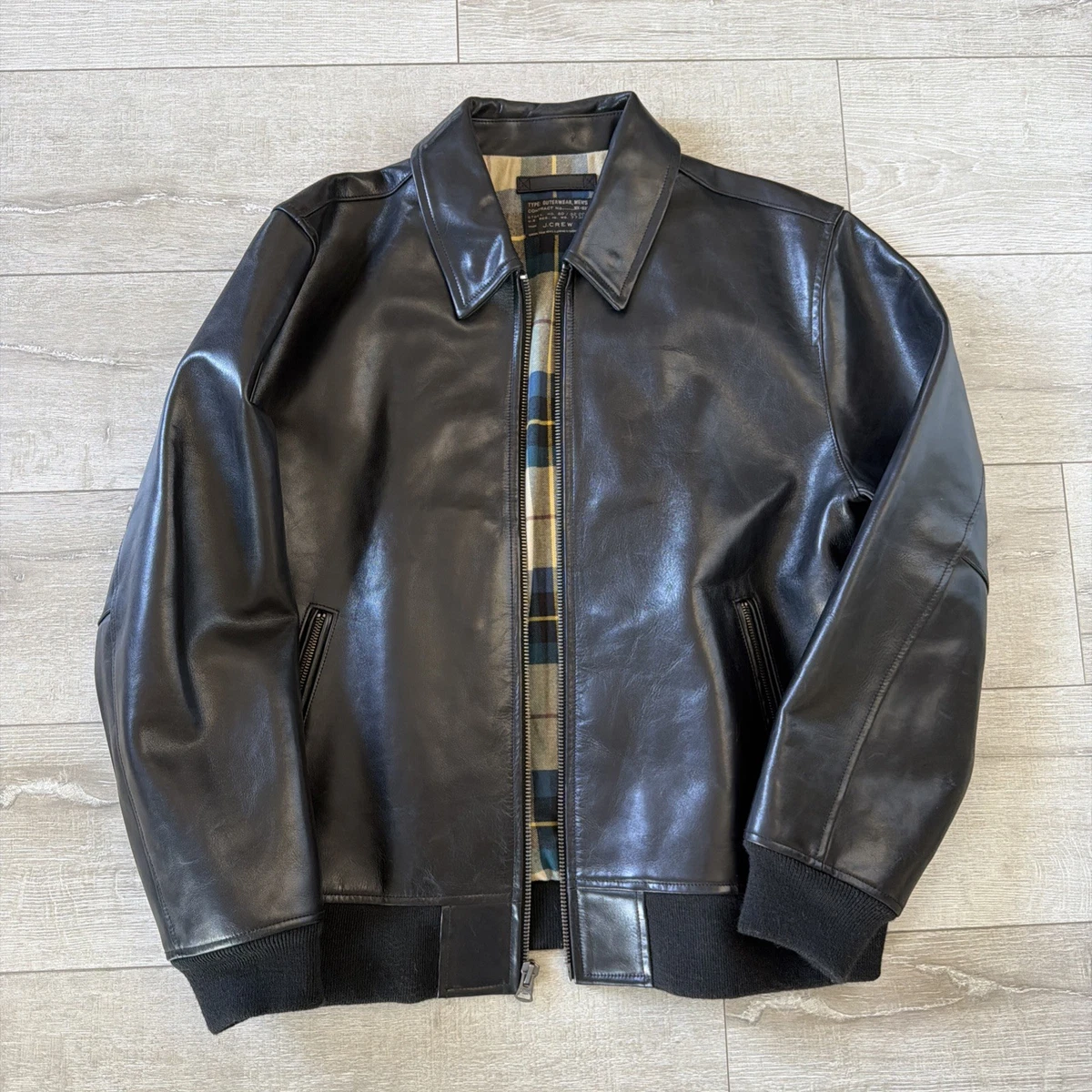 J.CREW Coats, Jackets & Vests Leather Outer Shell for Men for Sale