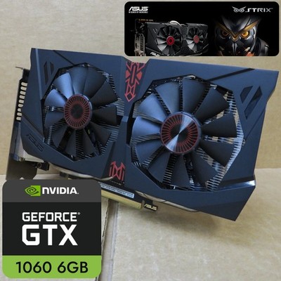 ASUS ROG STRIX OC GeForce GTX 1060 w/6 GB GDDR5 Memory and DirectCU II Cooler