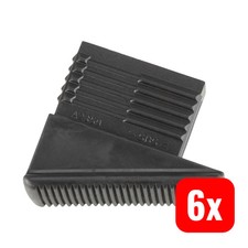 ZARGES Innenschuh 68 x 20 mm hinten Leiter Ersatzteil Holmau&szlig;enma&szlig; 6 ST&Uuml;CK