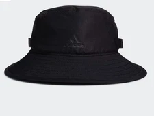 adidas Victory III Size S/M Men's Bucket Hat Black UPF 50 Sun Protection  NEW