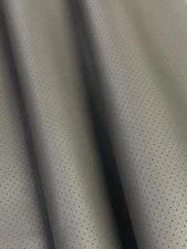 Perforated Vegetable Tan Ebony 3oz BullHide Upholstery Leather Side 25-30 Sq Ft
