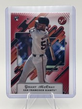 2025 Topps Pristine - Grant McCray Rookie Card Red Refractor /5