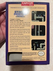 Nintendo NES Street Fighter 2010 NICE WORKS w instructions Box Styrofoam Inserts