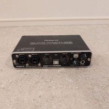 Roland QUAD-CAPTURE UA-55 Audio Interface Japan Digital 24Bit 192 kHz Black Used