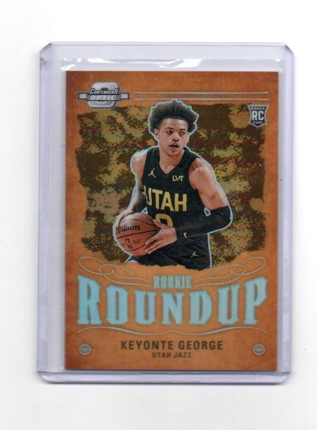2023-24 Panini Contenders Optic Keyonte George #20 Rookie Roundup Silver Prizm