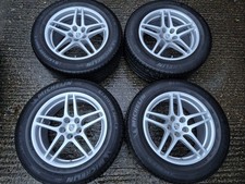 4x Genuine Porsche Macan 18" Alloy Wheels + Michelin Tyres