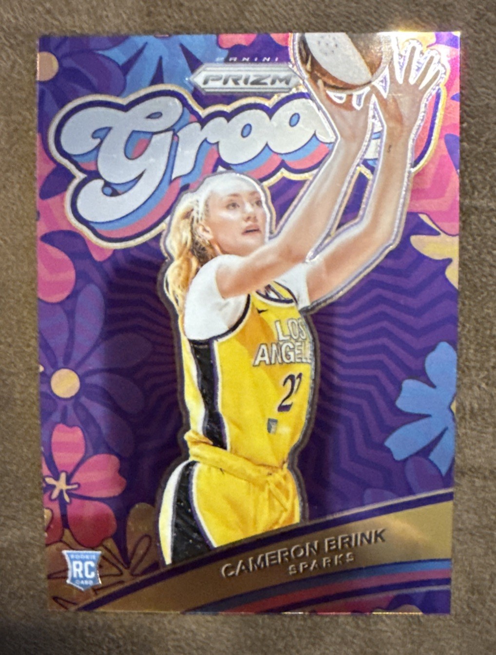 2024 Panini Prizm WNBA - Groovy Cameron Brink #7 (RC)